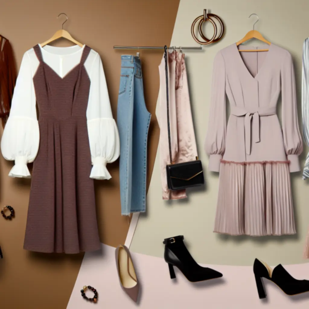 Sezonowe stylizacje damskie w neutralnej palecie barw