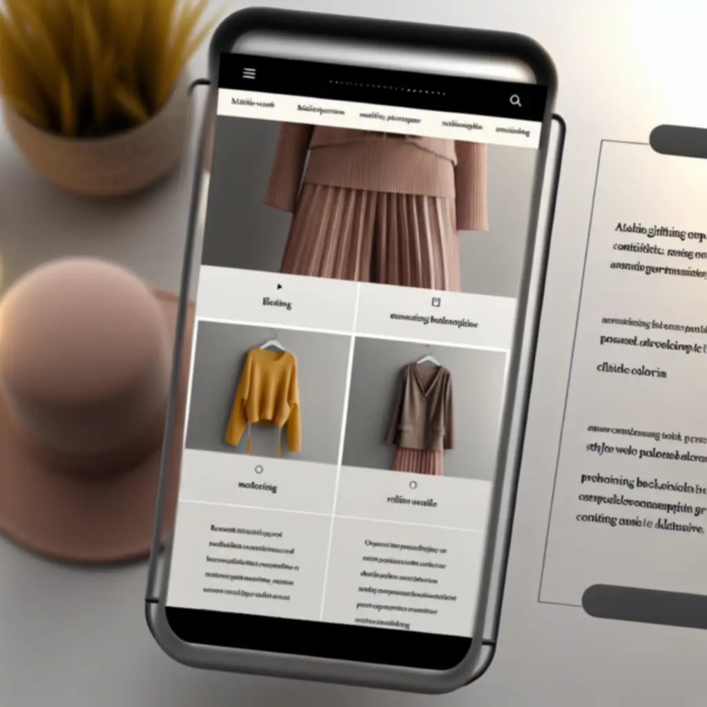 Interfejs wyszukiwania produktów na Ladymodeo.com